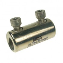 spojka šroubová se 2 trhacími šrouby na AL/CU vodiče RM 16-95mm2, RE 16-50mm2 1kV, 20Nm, max. 14mm